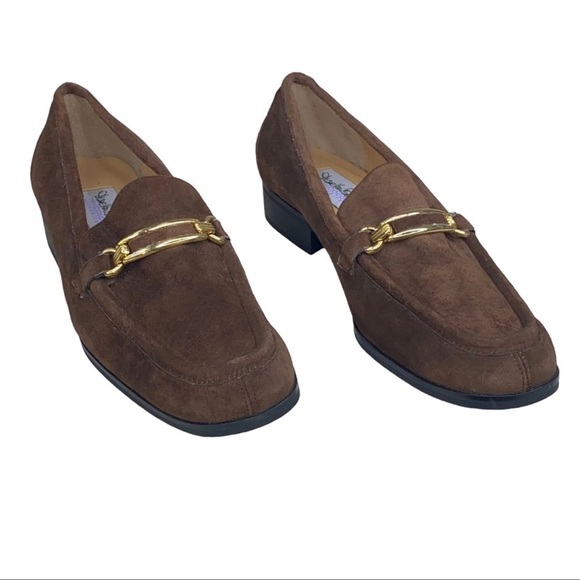 Dianne Von Furstenberg Women’s Brown Suede Horse Bit Loafer Size US 8 - Picture 3 of 9